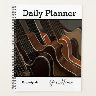 Planejador Diário de Fotos Tema de Guitarra HAMbWG