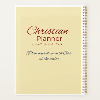 Planejador Diário de Vida Cristã – Organização de