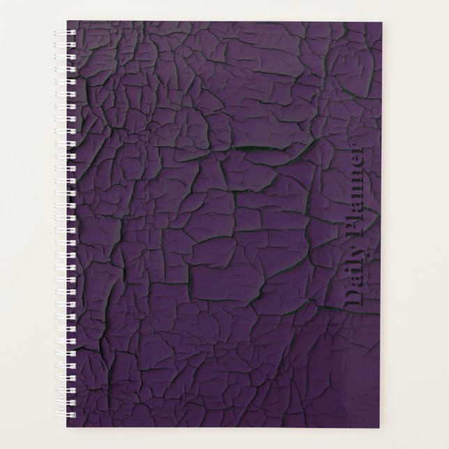 Planejador Diário - HAMbyWG - Crackle Roxo (Frente)