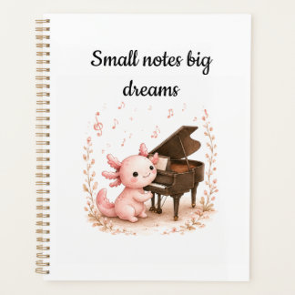 Planejador Diário Pastel Axolotl