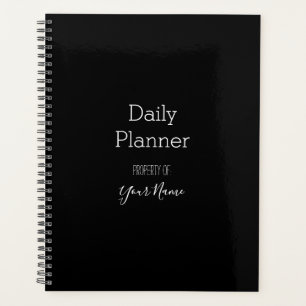 Planejador Diário - Qualquer Cor e Qualquer Fonte 