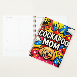 Planejador Divertido de Mãe de Cockapoo