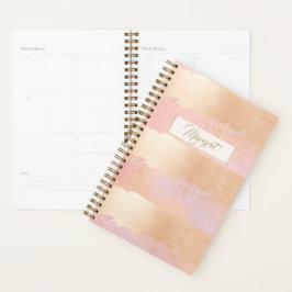 Planejador Dourado e com striping