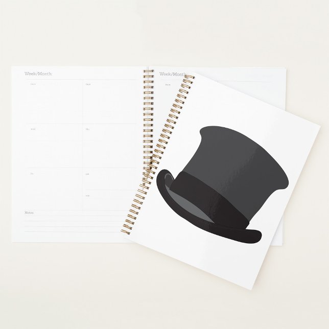 Planejador espiral Black Top Hat (Criador carregado)