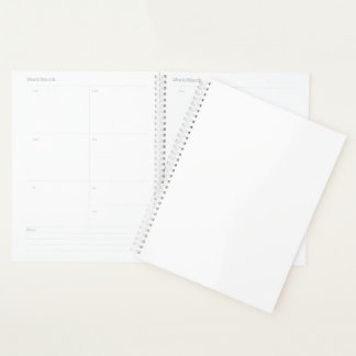 Planejador Espiral Semanal/Mensal de 8,5" x 11"