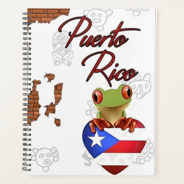 Planejador Eu Amo Porto Rico  (Frente)