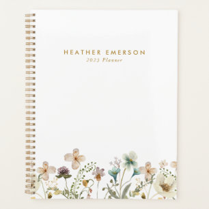 Planejador Floral Aquarela