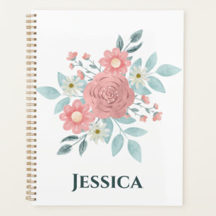 Planejador Floral de Aquarela
