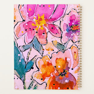 Planejador Floral de Cores Aquáticas