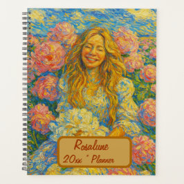 Planejador Floral de Nome Personalizado