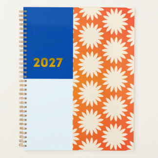 Planejador Floral Margarida Laranja 2027