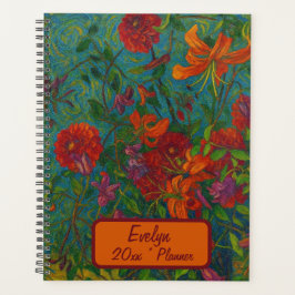 Planejador Floral Nome Personalizado