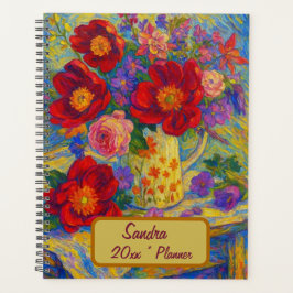 Planejador Floral Nome Personalizado