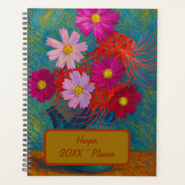 Planejador Floral Nome Personalizado