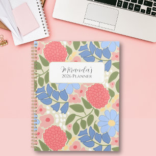 Planejador Floral Personalizado com Capa Dura