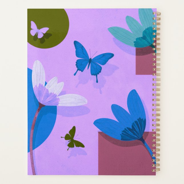 Planejador Floral Suave e Constante (Verso)