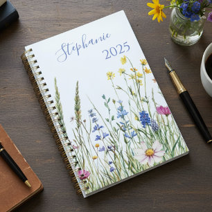 Planejador – Flores Silvestres Aquarela & Nome