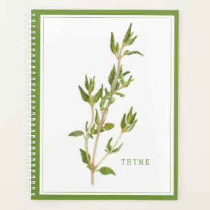 PLANEJADOR FRESCO THYME 8,5x11 / Verde