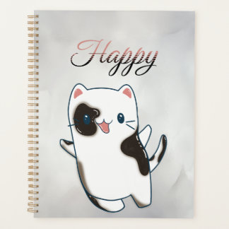 Planejador - Gatinho Feliz Kawaii Cute