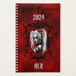 Planejador Gótico Personalizado de Ano Novo 2024