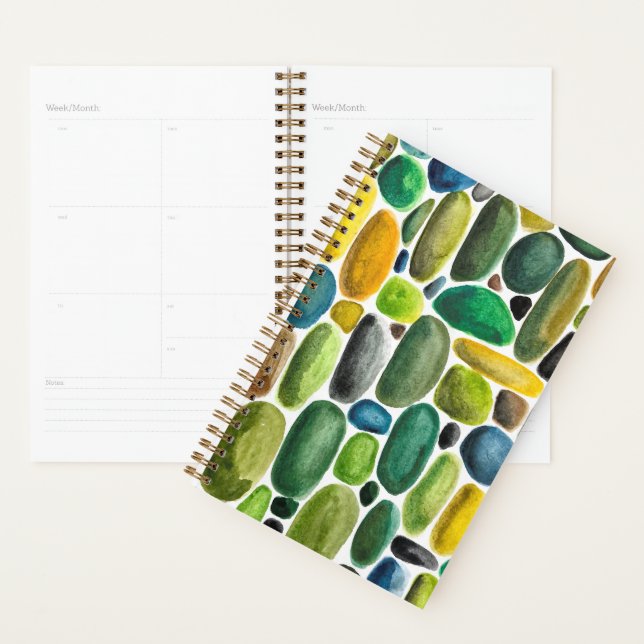 Planejador Green Pebbles (Exibição)