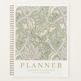 Planejador Inspirado em Morris Art Nouveau