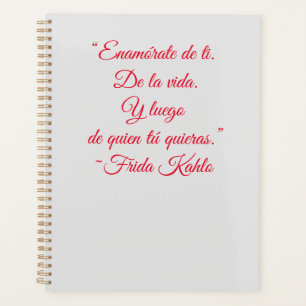 Planejador inspirado por Frida