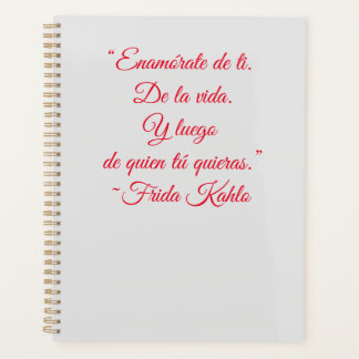 Planejador inspirado por Frida