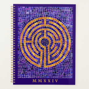 Planejador LABIRINTO MOSAICO 8.5x11 + Texto