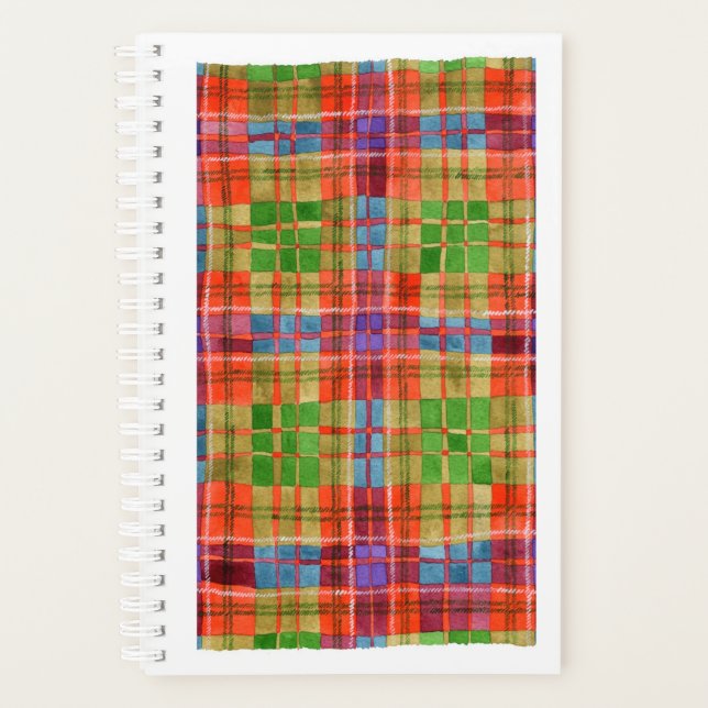 Planejador MAC RAE TARTAN 5.5x8.5 (Frente)