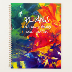 Planejador Mensal Psicodélico SPWW - Espiral Grand