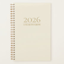 Planejador Minimalista Elegante 2025 | Um Ano para