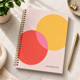 Planejador | Organizador de Bloco de Cor Abstrata