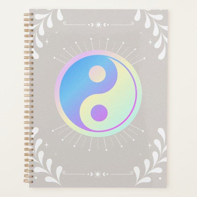 Planejador Pastel Yin-Yang (Frente)