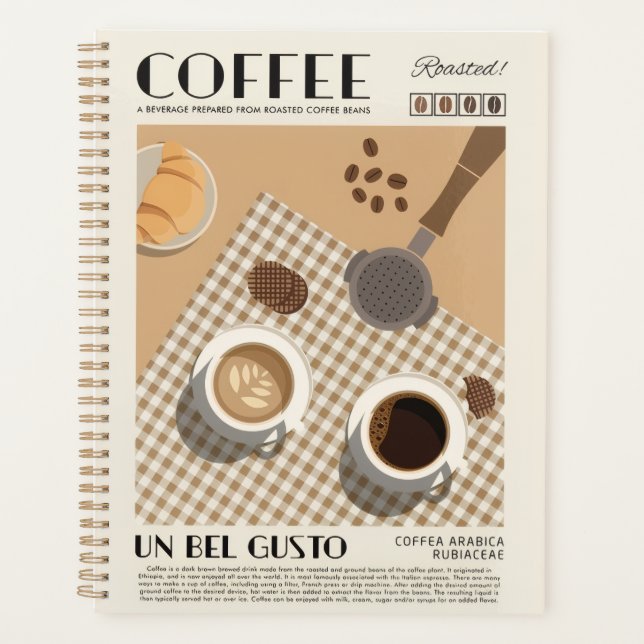 Planejador Personalizado | 21,59 x 27,94 cm | Sema (Frente)