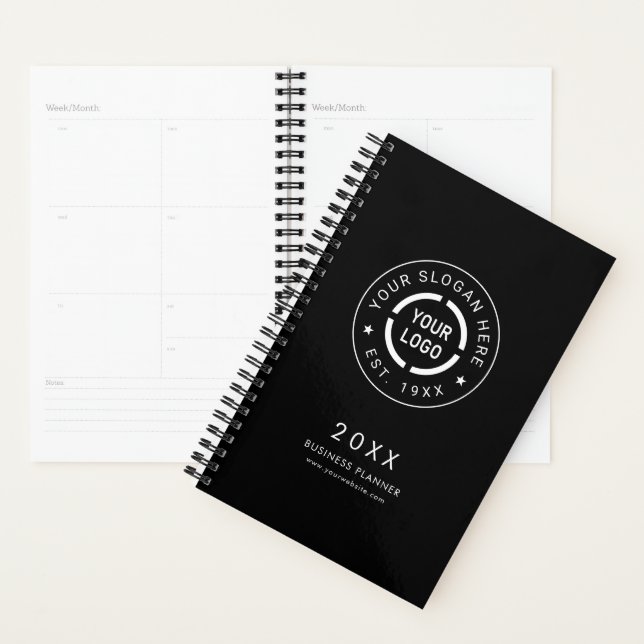 Planejador personalizado com logotipo redondo pret (Exibição)