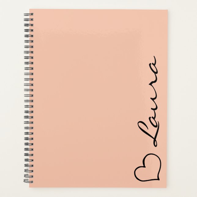 Planejador Personalizado com Nome em Script Presen (Frente)