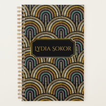 Planejador Personalizado de Estilo Bordado