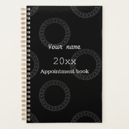 Planejador personalizado de livro de compromissos 