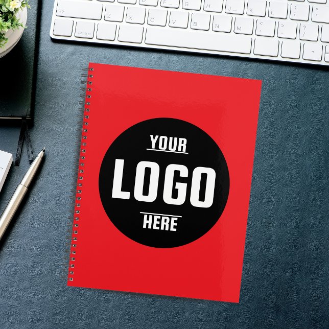 Planejador personalizado de logotipo de empresa 20 (Custom Business Logo Red Planner 2026 – Personalized)