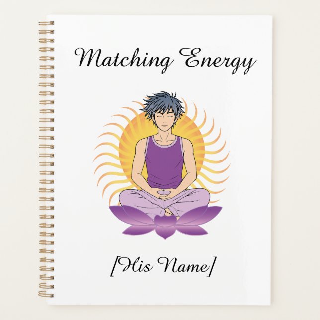 Planejador Personalizado de Mindfulness para Ele | (Frente)
