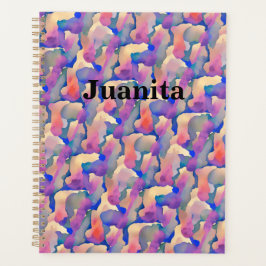 Planejador Personalizado de Padrão de Aquarela