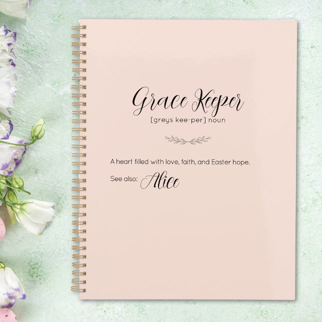 Planejador Personalizado de Páscoas do Grace Keepe (Grace Keeper Personalized Easter Planner)