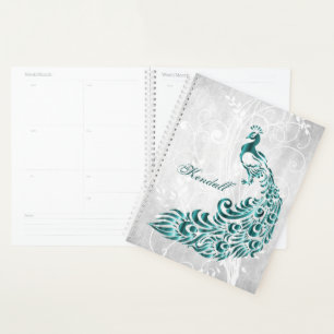 Planejador Personalizado de Peacock Teal