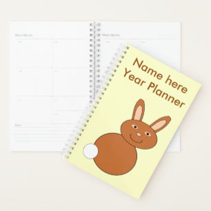 Planejador Personalizado do Felz pascoa Bunny