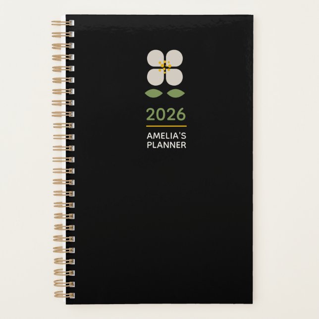 PLANEJADOR PERSONALIZADO IVORY VINES - 2026 (Frente)