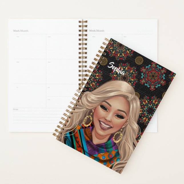 Planejador Personalizado Mulher Forte (Exibição)