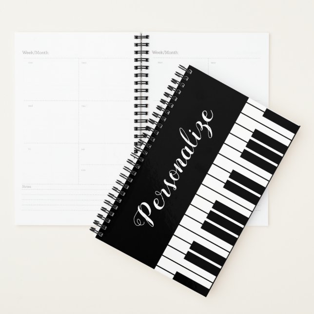 Planejador personalizado para o pianista ou profes (Exibição)