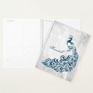 Planejador Personalizado Pavão Azul
