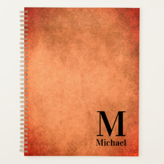 Planejador Personalizado Simples Monogramado